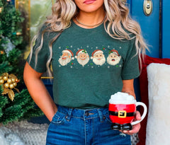Retro Santa Christmas Shirt, Santa Claus Tshirt, Vintage Christmas, Holiday Tshirts, Unisex, Vintage Santa, Xmas Crewneck, Christmas Gift