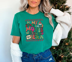 Christmas Movie Shirt, In My Christmas Movie Watching Era Shirt, Retro Groovy Christmas Shirt, Movie Lover Gift, Holiday Tshirts, Xmas Gifts