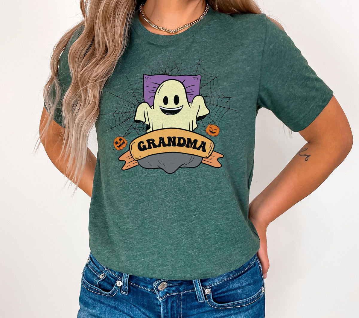Christmas Ghost Shirt, Cute Ghosts Shirt, Halloween Ghosts, Spooky Season Shirt, Christmas Shirts, Halloween Party, Grandma Christmas Gift