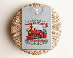 North Pole Express Christmas Shirt, Christmas Vacation Shirt, Family Trip Christmas Shirts, Christmas Train Shirt, Vintage Christmas Gifts