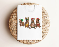 Christmas Mouse Shirt, Christmas Animal Shirt, Xmas, Funny Christmas Shirt, Mouse Gift, Christmas Rat Shirt, Holiday Tshirts, Christmas Gift