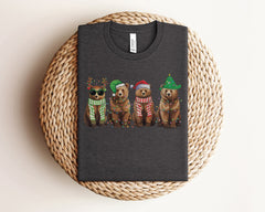 Christmas Bear Shirt, Funny Christmas Shirt, Christmas Animal Shirt, Christmas Family Shirts, Xmas, Cute Christmas Shirt, Christmas Gift