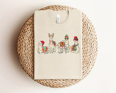 Christmas Llama Shirt, Christmas Animal Shirt, Funny Christmas Shirt, Llama Gifts, Animal Lover Shirt, Vintage Christmas, Christmas Gift