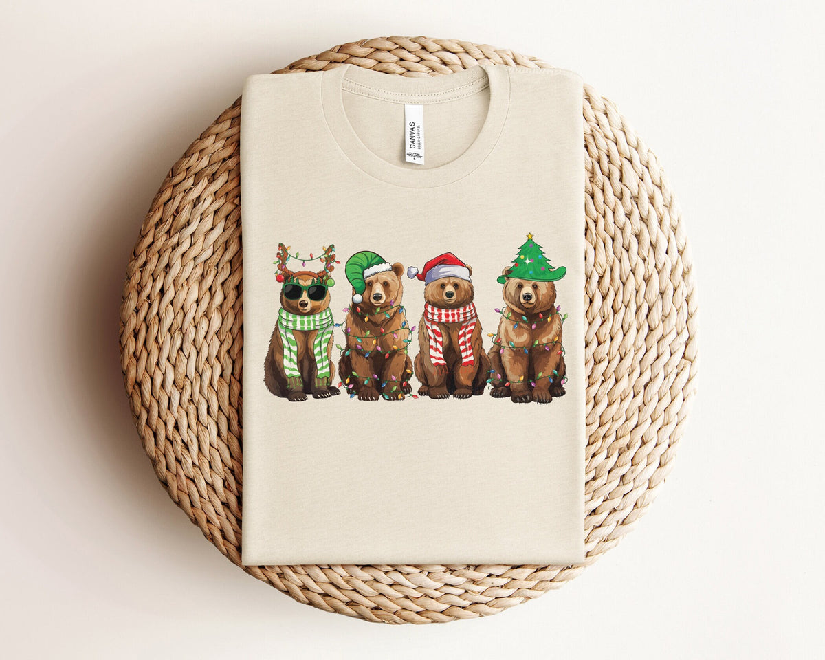 Christmas Bear Shirt, Funny Christmas Shirt, Christmas Animal Shirt, Christmas Family Shirts, Xmas, Cute Christmas Shirt, Christmas Gift