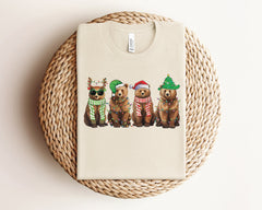 Christmas Bear Shirt, Funny Christmas Shirt, Christmas Animal Shirt, Christmas Family Shirts, Xmas, Cute Christmas Shirt, Christmas Gift