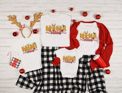Family Christmas Shirts, Mama Nana Gigi Mini Claus Shirt, Gingerbread Family Shirt, Matching Family Reunion Shirts, Christmas Gifts, Unisex