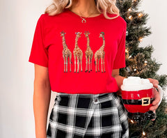 Christmas Giraffe Shirt, Cute Christmas Shirt, Christmas Animals, Giraffe Gift, Christmas Crewneck, Xmas, Christmas Shirts, Christmas Gift