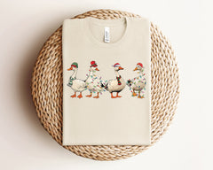Christmas Ducks Shirt, Funny Christmas Shirt, Christmas Animals, Holiday Tshirts, Christmas Crewneck, Cute Christmas Shirt, Christmas Gift
