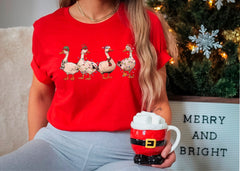 Christmas Ducks Shirt, Funny Christmas Shirt, Christmas Animals, Holiday Tshirts, Christmas Crewneck, Cute Christmas Shirt, Christmas Gift