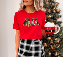 German Shepherd Christmas Shirt, Christmas Dogs Shirt, German Shepherd Gifts, Cute Christmas Shirt, Christmas Animals, Xmas Dog Lover Gift