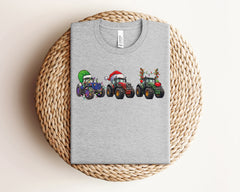 Christmas Tractor Shirt, Farmer Christmas Shirt, Country Christmas, Xmas Santa Tractors Tshirt, Funny Christmas Shirt, Farmer Christmas Gift