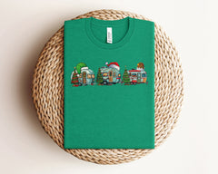 Christmas Caravan Shirt, Camper Christmas Shirt, Xmas Camping Gifts, Camping Lovers Crewneck, Christmas Vacation Shirt, Adventure Lover Gift