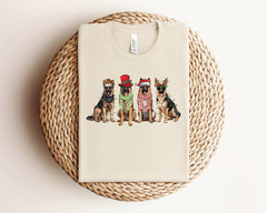 German Shepherd Christmas Shirt, Christmas Dogs Shirt, German Shepherd Gifts, Cute Christmas Shirt, Christmas Animals, Xmas Dog Lover Gift