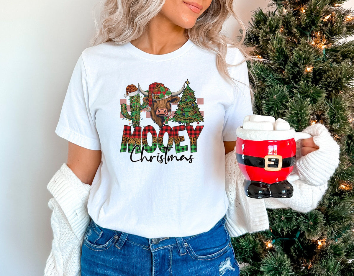 Mooey Christmas Shirt, Christmas Cow Shirt, Funny Christmas Shirt, Cow Gifts, Farm Animal Shirt, Farmer Christmas Shirt, Christmas Gifts