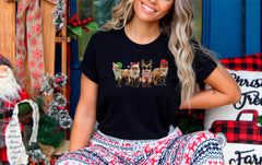 Fox Christmas Shirt, Christmas Animal Shirt, Cute Christmas Shirt, Fox Gifts, Winter Clothing, Unisex, Holiday Tshirts, Animal Lover Gift