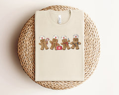 Gingerbread Nurse Christmas Shirt, Cute Christmas Shirt, Christmas Gingerbread Cookie Shirt, Retro Christmas Shirt, Nurse Christmas Gift