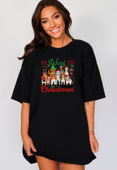 We Woof You A Merry Christmas Shirt, Funny Christmas Dogs Shirt, Dog Mom Shirt, Cute Christmas Shirt, Retro Christmas Shirt, Dog Lover Gift