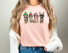 Christmas Shih Tzu Shirt, Dog Mom Christmas Shirt, Dog Lover Gift, Holiday Tshirts, Christmas Dogs Shirt, Animal Lover Tshirt, Xmas Gifts