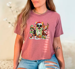 Corgi Christmas Shirt, Cute Christmas Shirt, Dog Lover Gift, Dog Mom Christmas Shirt, Retro Christmas Shirt, Animal Lover Tshirt, Xmas Gifts