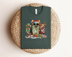 Corgi Christmas Shirt, Cute Christmas Shirt, Dog Lover Gift, Dog Mom Christmas Shirt, Retro Christmas Shirt, Animal Lover Tshirt, Xmas Gifts