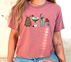 Christmas Cocktails Shirt, Christmas Espresso Martini Shirt, Christmas Tree Cake, Cocktail Lovers, Christmas Party Shirt, Martini Lover Gift