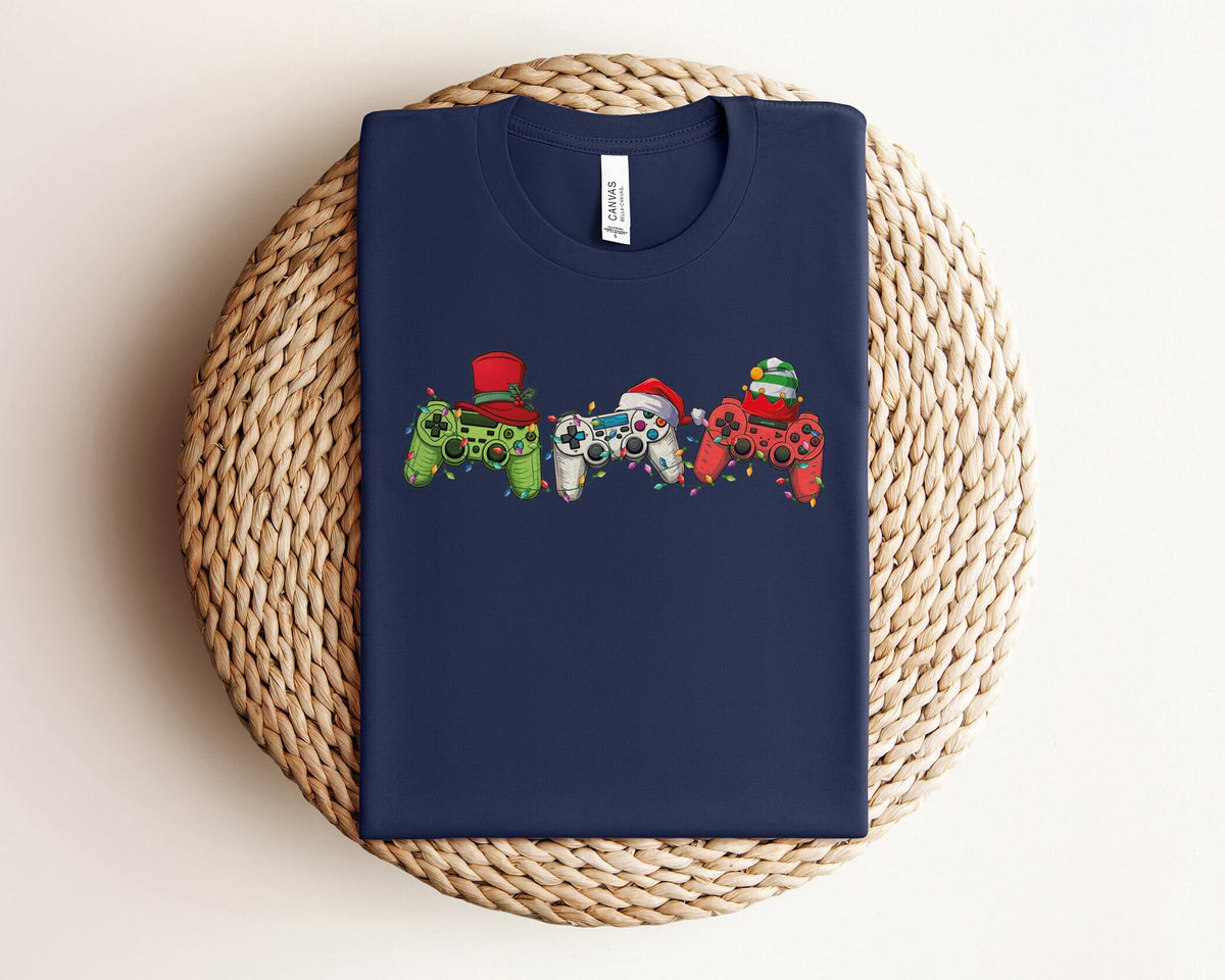 Christmas Gamer Shirt, Xmas Game Controller Shirt, Video Game Lover Gift, Gaming Christmas Shirt, Game Player Shirt, Gamer Christmas Gifts