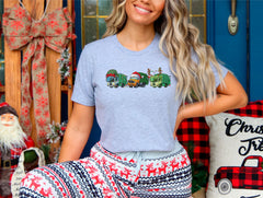 Garbage Trucks Christmas Shirt, Trash Truck Driver Xmas Tshirt, Recycle Truck Shirt, Sanitation Worker Xmas Tee, Truck Driver Gifts, Unisex