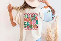 In My Mama Claus Era Shirt, Mama Claus Shirt, Christmas Mom Shirt, Groovy Christmas Shirt, Mom Christmas Gift, Mom Clause Shirt, Xmas Gifts