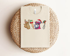 Christmas Baking Shirt, Kitchen Tools Christmas Tshirt, Xmas Baker Shirt, Unisex Christmas Shirt, Cute Holiday Tshirts, Baker Christmas Gift