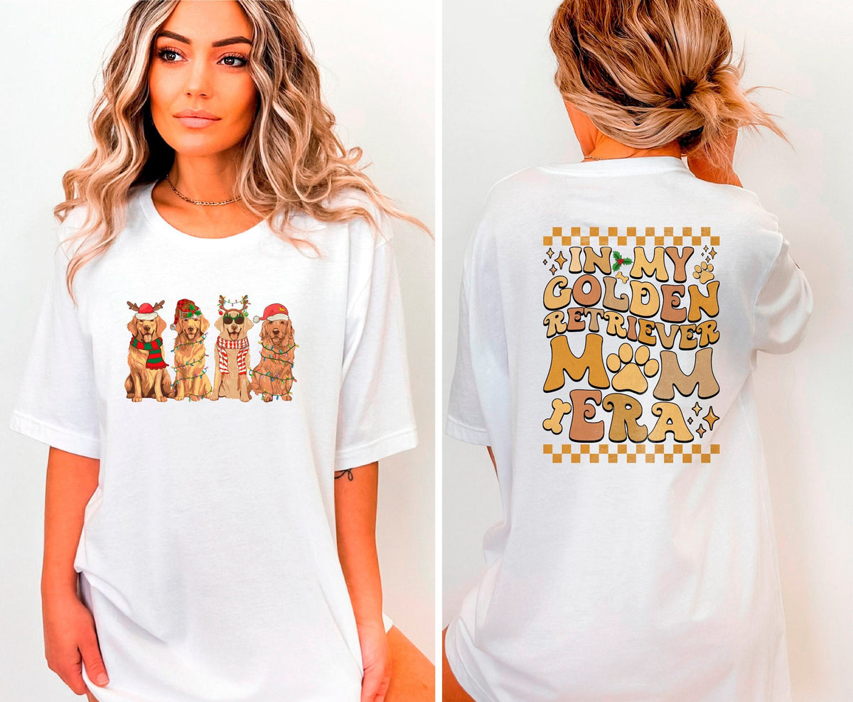 In My Golden Retriever Mom Era Shirt, Golden Retriever Christmas Shirt, Dog Mom Christmas Shirt, Christmas Dog Shirt, Dog Mom Christmas Gift