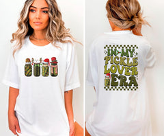 In My Pickle Lover Era Shirt, Pickle Christmas Shirt, Pickle Gifts, Funny Pickle Shirt, Vintage Christmas Shirt, Xmas, Pickle Lover Gift