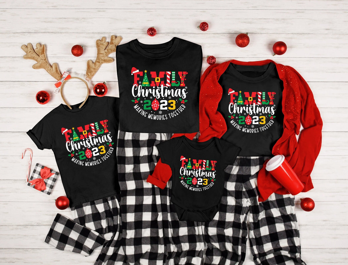 Family Christmas 2023 Shirt, Making Memories Together Shirt, Family Matching Holiday Outfits, Family Reunion Shirts, Family Christmas Gifts