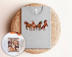 In My Horse Mom Era Christmas Shirt, Retro Christmas Shirt, Christmas Animals Tshirt, Xmas Country Shirt, Horse Mom Shirt, Horse Lover Gifts