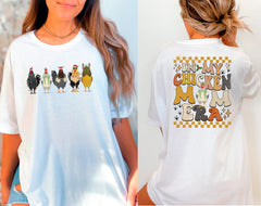 In My Chicken Mom Era Christmas Shirt, Retro Christmas Shirt, Funny Chicken Xmas Tshirt, Christmas Farm Animals Shirt, Chicken Lover Gift