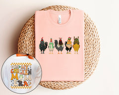 In My Chicken Mom Era Christmas Shirt, Retro Christmas Shirt, Funny Chicken Xmas Tshirt, Christmas Farm Animals Shirt, Chicken Lover Gift