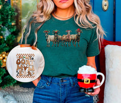 In My Goat Mom Era Christmas Shirt, Christmas Animals Shirt, Retro Christmas Shirt, Winter Clothing, Cute Christmas Tshirt, Goat Lover Gifts