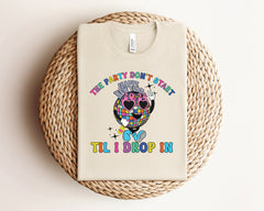 The Party Don't Start Til I Drop In Shirt, Funny New Years Shirt, Disco Ball Shirt, New Years Eve, Happy New Year 2026 Shirt, New Years Gift