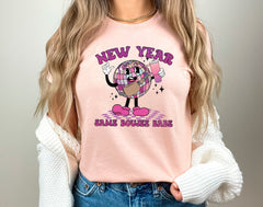 New Year Same Boujee Babe Shirt, Retro New Years Shirt, Funny Disco Ball Shirt, Happy New Years 2026, Bougie Holiday Tshirt, New Years Gift