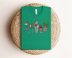 Christmas Bartender Shirt, Barman Christmas Shirt, Bartender Christmas Lights Tshirt, Bartending Lover, Christmas Cocktail, Bartender Gifts