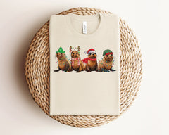 Sea Lions Christmas Shirt, Cute Christmas Animals Shirt, Monk Seal Tshirt, Animal Love Tshirt, Sea Lion Shirt, Winter Shirt, Christmas Gifts