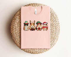 Christmas Hamster Shirt, Cute Christmas Shirt, Hamster Lover Gift, Christmas Animal Shirt, Cute Hamsters Xmas Shirt, Christmas Gift For Her