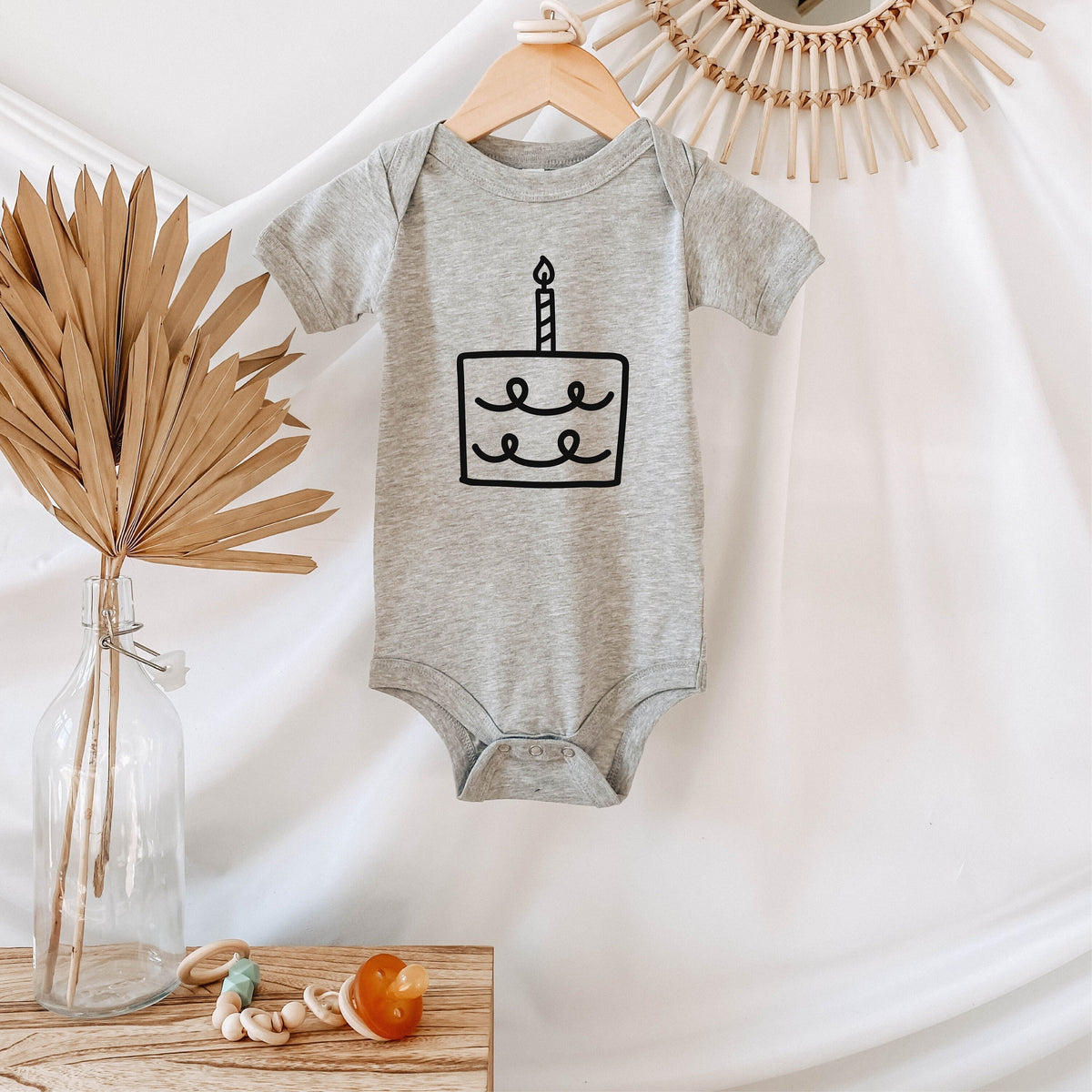 First Birthday Cake Bodysuit,  For Babies, First Birthday Outfit, One Year Old Birthday Tee, Cute Toddler T-Shirts, 1st Birthday Gift