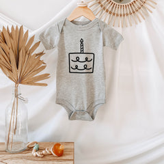 First Birthday Cake Bodysuit,  For Babies, First Birthday Outfit, One Year Old Birthday Tee, Cute Toddler T-Shirts, 1st Birthday Gift