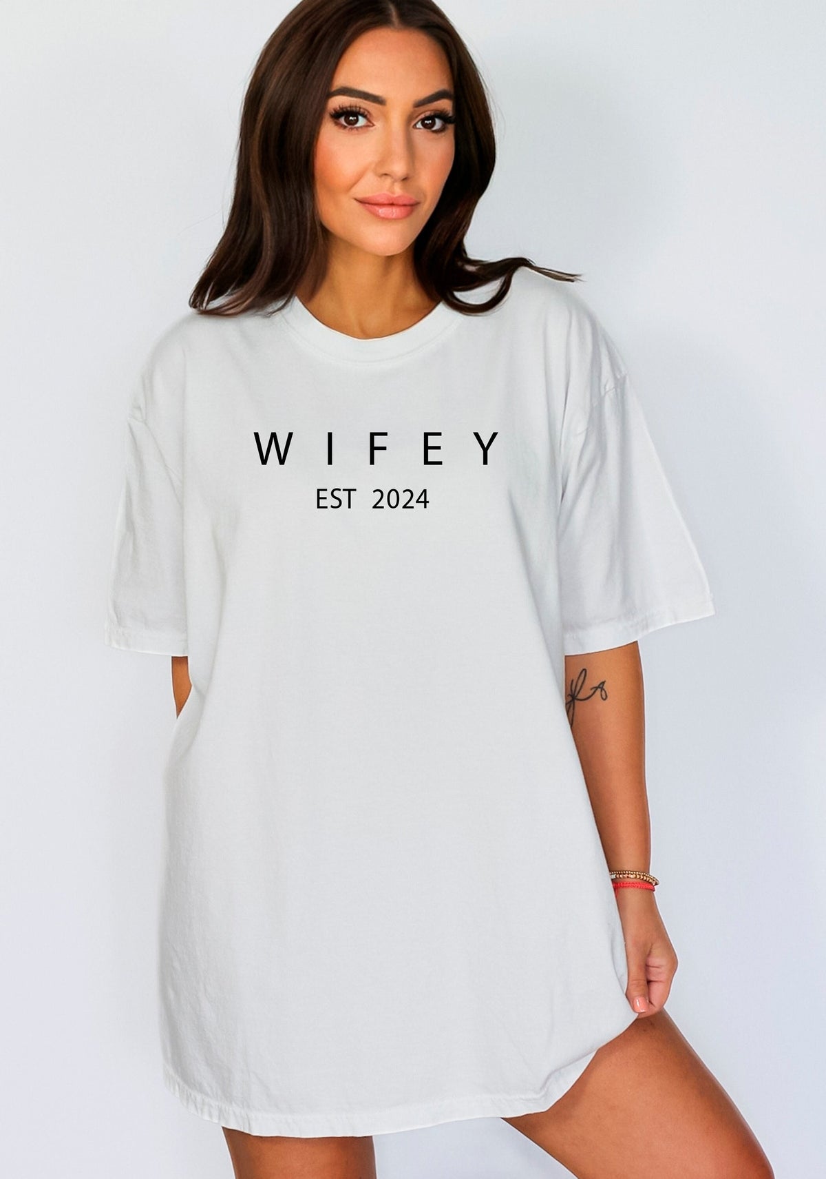 Custom Wifey Est 2025 Shirt, Personalized Engagement Shirt, Bridal Shower Gift, Bridal Party Shirt, Bridesmaid Shirts, Newly Married Gift