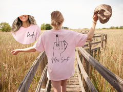 Custom Mrs Shirt, Mrs Last Name Shirt, Gift for Bride, Future Mrs. Shirt, Personalized Mrs Shirt, Bachelorette Shirt, Bridal Shower Gift