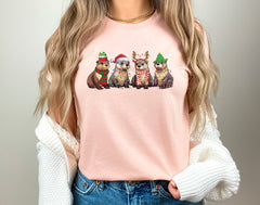 Otters Christmas Shirt, Christmas Animal Shirt, Otter Lover Tshirt, Cute Christmas Shirt, Xmas Sea Animals, Holiday Tshirts, Otter Gifts