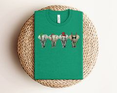 Christmas Elephant Shirt, Funny Christmas Shirt, Elephant Gifts, Christmas Animal Shirt, Holiday Tshirts, Wild Animals, Christmas Gifts