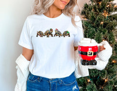 Tortoise Christmas Shirt, Cute Christmas Shirt, Christmas Animals, Turtle Gifts, Holiday Tshirts, Turtle Christmas Shirt, Animal Lover Gift