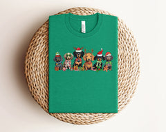 Christmas Dogs Shirt, Dog Mom Shirt, Christmas Animals, Dog Lover Gift, Cute Christmas Shirt, Holiday Tshirts, Animal Love Tshirt, Xmas Gift