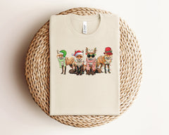 Fox Christmas Shirt, Christmas Animal Shirt, Cute Christmas Shirt, Fox Gifts, Winter Clothing, Unisex, Holiday Tshirts, Animal Lover Gift